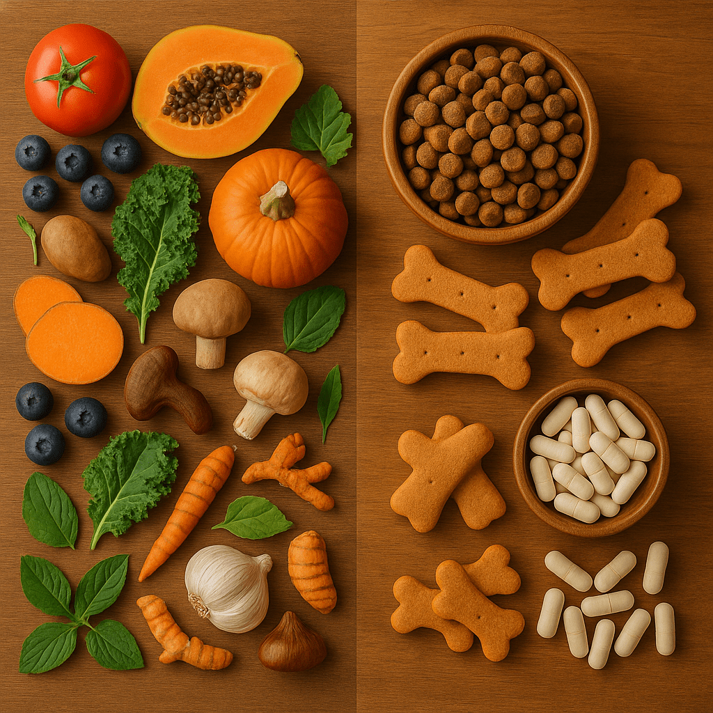 Dog food toppers vs supplements vs vitamins - D33 - Healthier, Happier Dogs for Longer